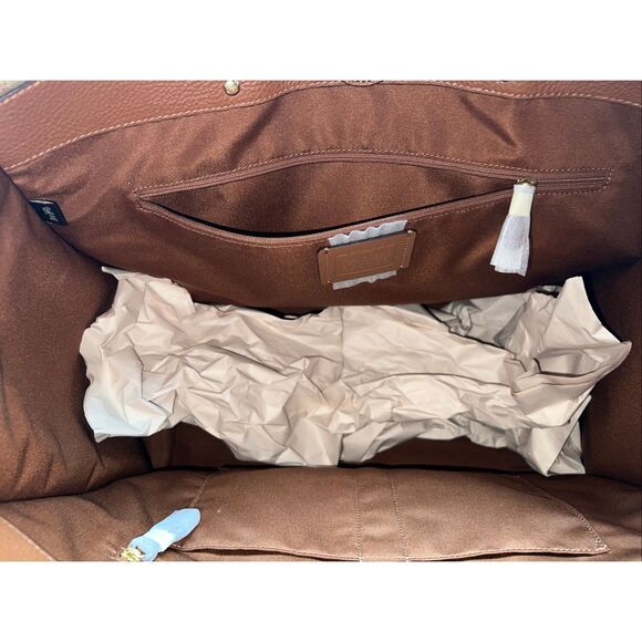 🔥🎁NEW! Coach DEMPSEY Tote 40 Handbag Signature Jacquard C5793 Msrp:$498.00 - Picture 6 of 8